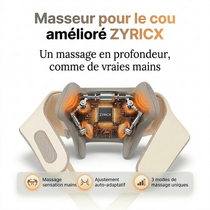 Masseur cou Zyricx : massage en profondeur, comme de vraies mains