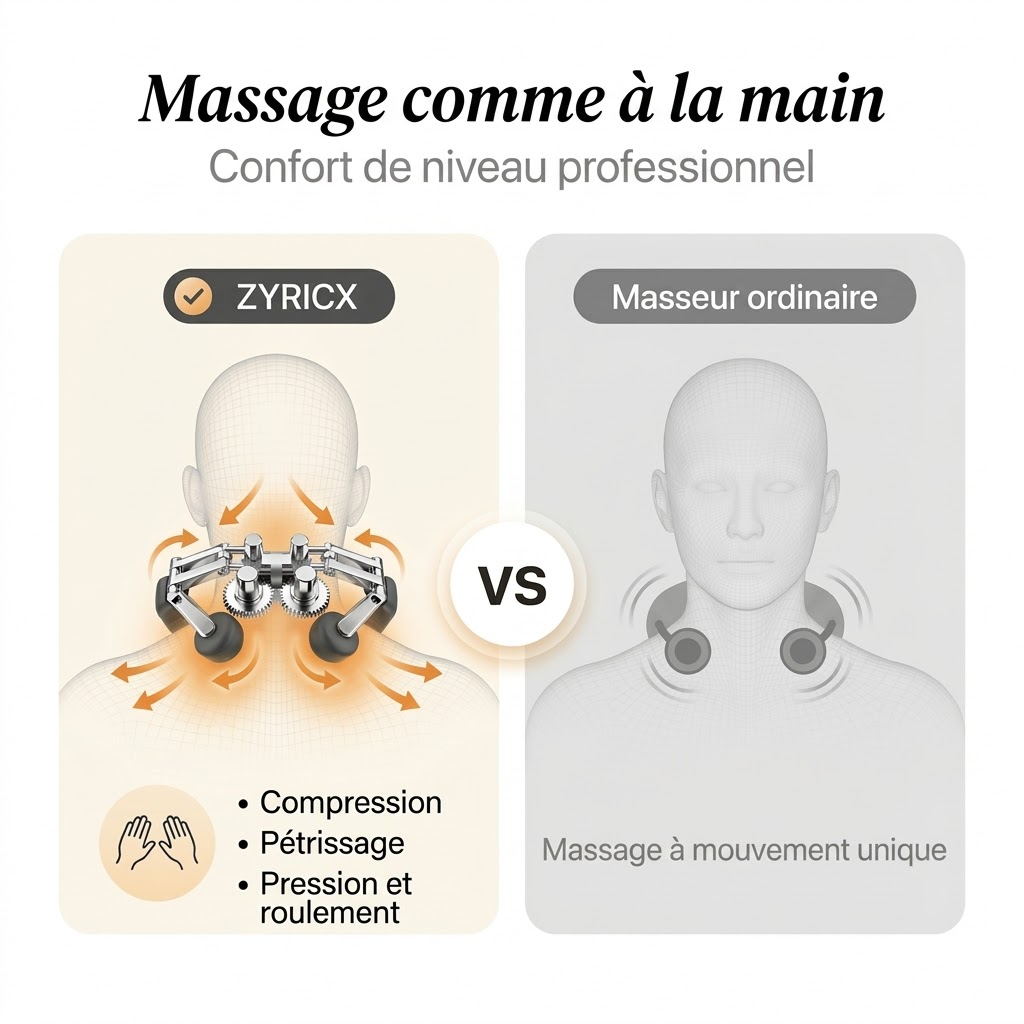 Masseur Zyricx - massage comme à la main