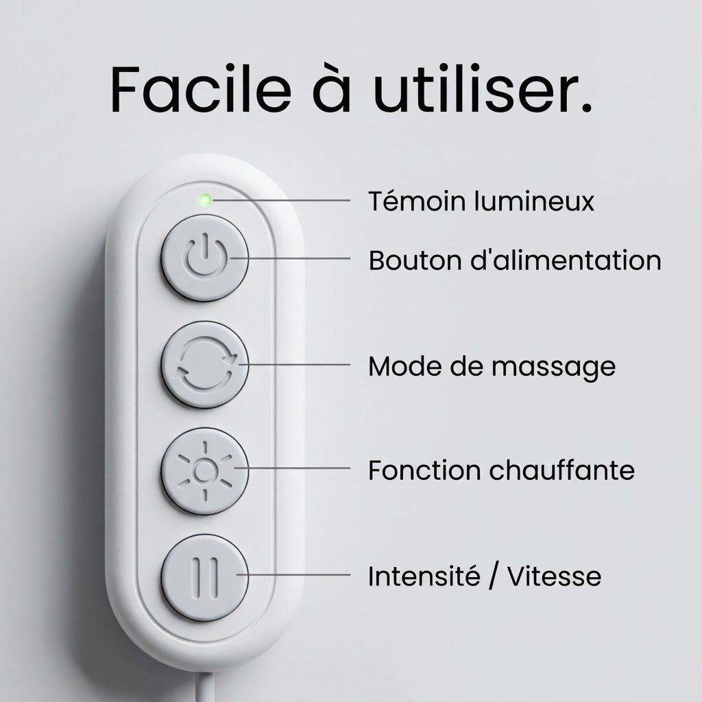 Masseur Zyricx - facile à utiliser