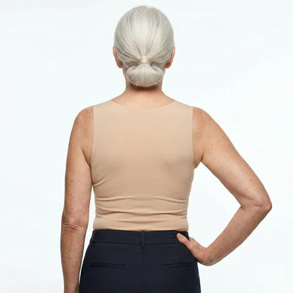 Débardeur avec soutien-gorge intégré et maintien frontal