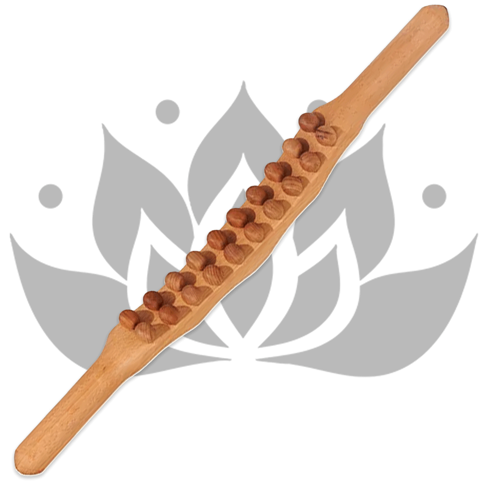 BodyRoller™ - Bâton de thérapie Gua Sha en bois