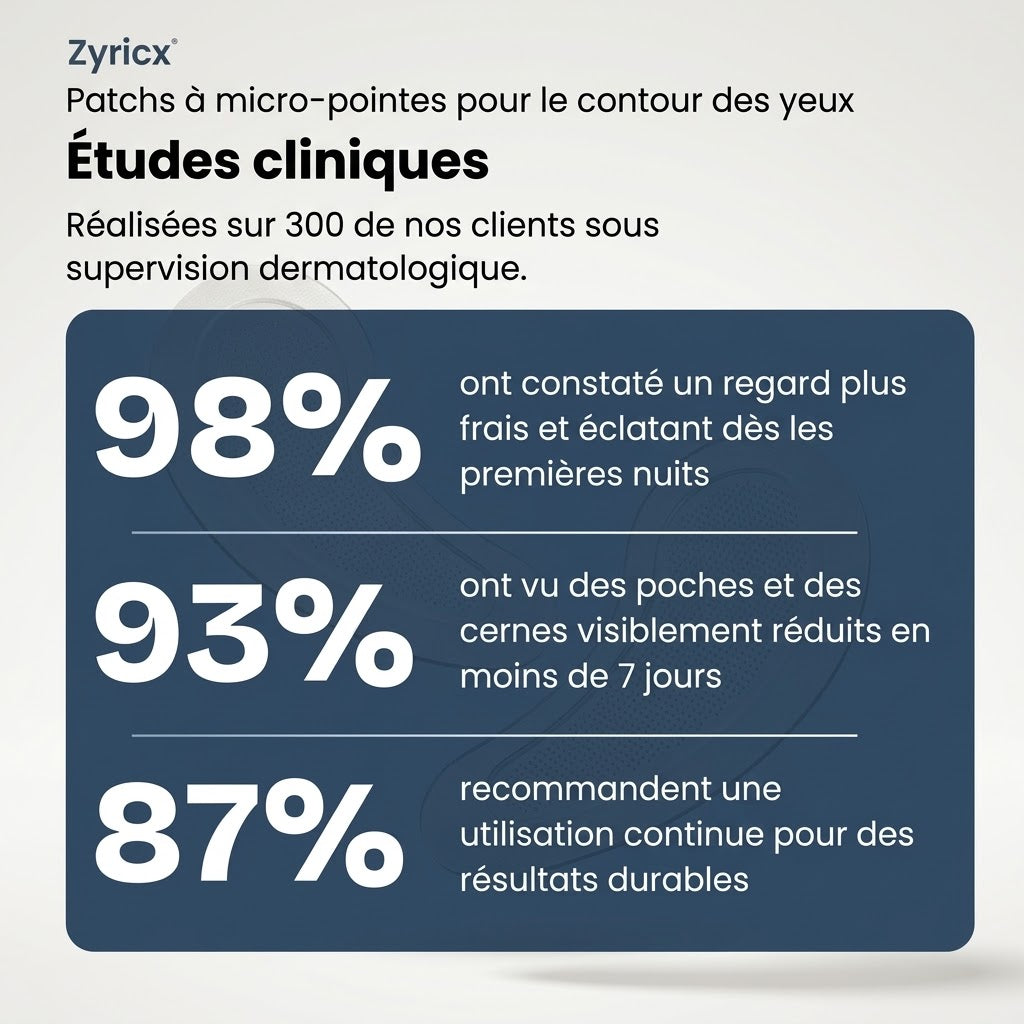 Patchs à micro-pointes pour le contour des yeux